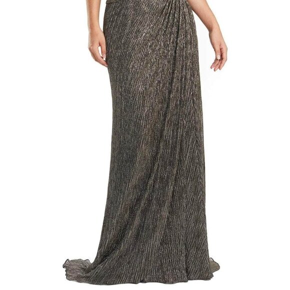 NWT Alexander by Daymor 1858F23 Prom Dress Bronze size 6 - Picture 5 of 9